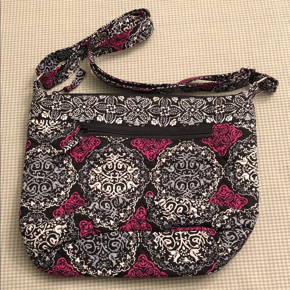 SIERRA PACIFIC CRAFTS QUILTED BAG VIBRANT COLOURS LINED ZIPPER CLOSING #1268